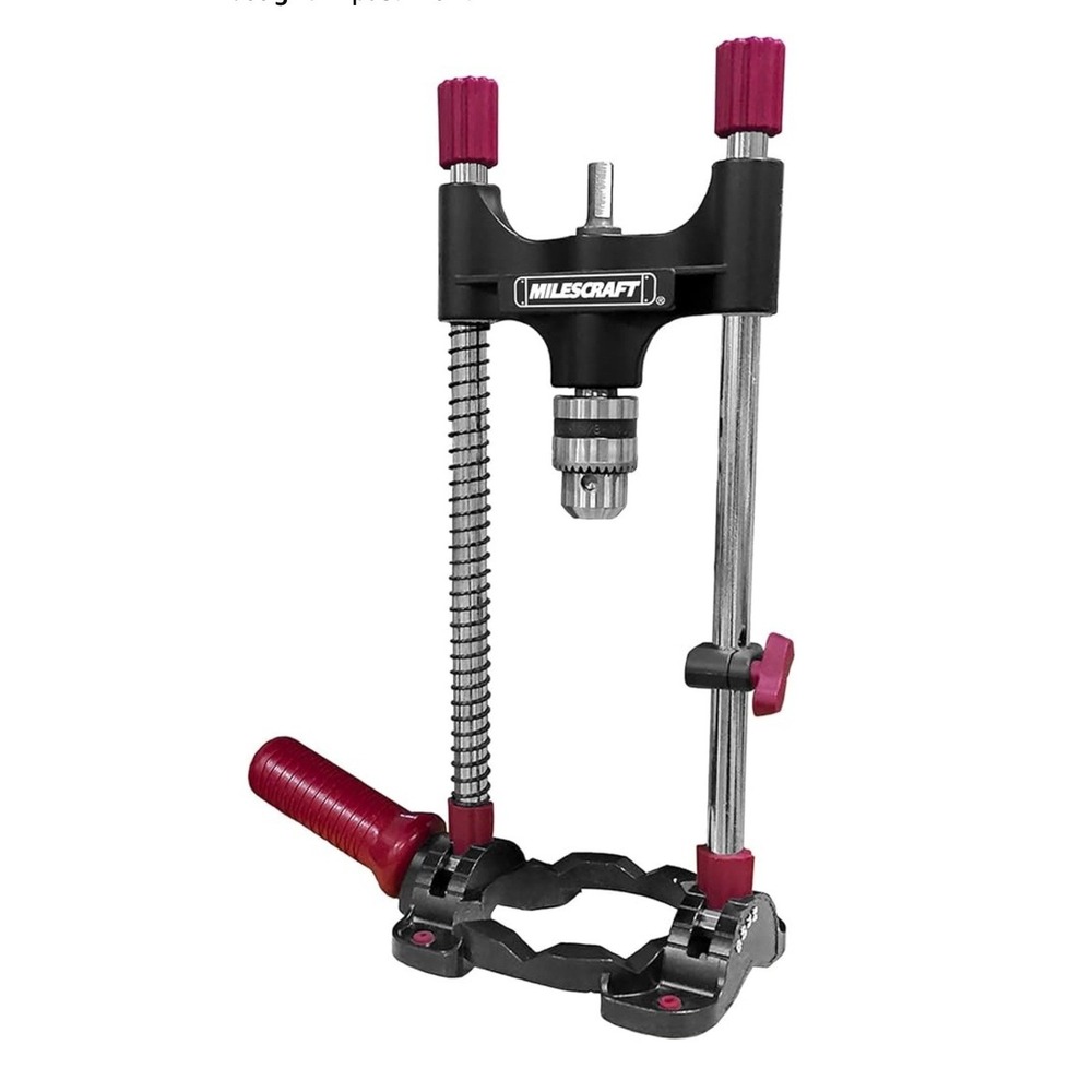 Milescraft 1318 DrillMate Portable Drill Press Guide with 3/8 inch Keyed Chuck - Picture 4 of 8